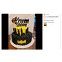 Seyal Décoration de fête d'anniversaire - Batman Bon Anniversaire Décoration pour gâteau Petit Bouchon pour gâteau d'anniversair