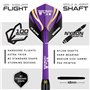 WINMAU Darts Michael 'MvG' Van Gerwen Vs Simon 'The Wizard' Whitlock | Ensemble jumeau | Fléchettes en Laiton Steeltip de 22 g a