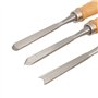 Silverline 250241 Jeu de 12 ciseaux à bois de sculpteur 200 mm