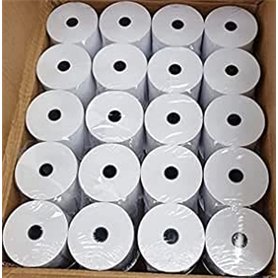 Lot de 20 rouleaux de papier thermique de qualité supérieure 80 x 80 mm pour imprimante Epson Citizen Toshiba Star TSP TH243 CBM