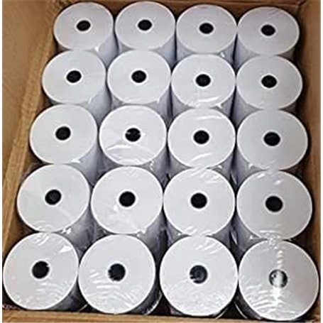Lot de 20 rouleaux de papier thermique de qualité supérieure 80 x 80 mm pour imprimante Epson Citizen Toshiba Star TSP TH243 CBM