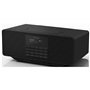 Panasonic Radio tout en un RX-D70BTEG-K I Radio FM/DAB/DAB+ Bluetooth Lecteur CD Aux-in USB Horloge Fonctionne sur secteur ou pi