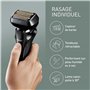 Panasonic ES-LS9A-K803 Rasoir Électrique Humide Et Sec À 6 Lames Pour Hommes, Rasoir Électrique Avec Capteur De Barbe Réactif, S