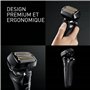 Panasonic ES-LS9A-K803 Rasoir Électrique Humide Et Sec À 6 Lames Pour Hommes, Rasoir Électrique Avec Capteur De Barbe Réactif, S