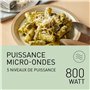 Panasonic NN-ST21QWEPG Four Micro-Ondes Solo 20L avec Plateau en Verre, 800W, Décongélation Automatique, 11 Programmes Automatiq