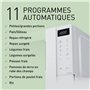 Panasonic NN-ST21QWEPG Four Micro-Ondes Solo 20L avec Plateau en Verre, 800W, Décongélation Automatique, 11 Programmes Automatiq