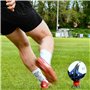 Precision Rugby Telescopic Kicking Tee T-Shirt télescopique Unisexe, Noir/Rouge, Taille Unique