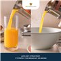 Master Class KitchenCraft Presse-Agrumes Manuel à Levier pour Jus de Fruits, 19 x 39 cm