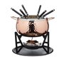 Artesà Set À Fondue Avec 6 Fourchettes Et Bol En Acier Inoxydable