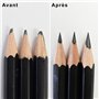 Derwent Taille-crayons en métal Argent 0700233