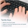 Kensington KM100 EQ Combo Clavier Filaire et Souris ambidextre pour PC de Bureau et Ordinateur Portable, Design Anti-éclaboussur