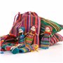 Purity Assortiment de 6 grandes poupées tracas avec sac
