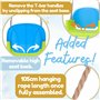 Toyland® 3-en-1 Balançoire pour Enfant avec Corde réglable - Aire de Jeux, portique, Structures de Jeux et Accessoires pour Arbr