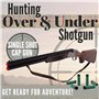 Toyland® 84cm (33") - Fusil de Chasse superposé - Fusil à amorces avec 3 Cartouches - Effets sonores et de fumée