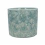 Gisela Graham Cache-pot bleu motif floral cosmos (taille M)