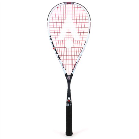 Karakal - Raquette de Squash S 100 - Poids du Cadre de 100 g pour Une maniabilité optimale - Graphite Fibre Nano Graphite - Comp