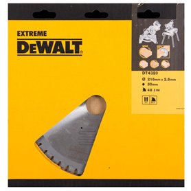 DeWalt Lame scie stationnaire DEWALT Ø 216 Alésage 30 mm 48 dents négatif - Tous usages - DT4320