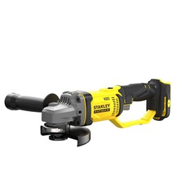 Stanley FATMAX Meuleuse d'angle Sans Fil 18V 125mm Vitesse 8500 trs/mn Sans Batterie Ni Chargeur Gamme FATMAX V20 SFMCG400B-XJ