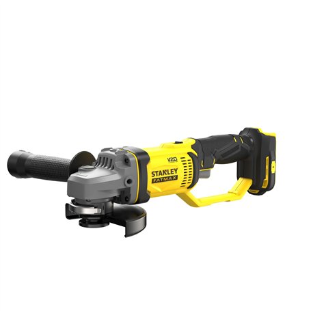 Stanley FATMAX Meuleuse d'angle Sans Fil 18V 125mm Vitesse 8500 trs/mn Sans Batterie Ni Chargeur Gamme FATMAX V20 SFMCG400B-XJ