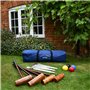 Big Game Hunters Ensemble De Croquet Cottage De Quatre Joueurs dans Un Sac - Kit De Croquet pour Adultes