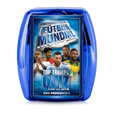 Top Trumps Quizz - Jeu de Questions et de réponses - Montrez Votre Connaissance des Joueurs de Football - Version espagnole