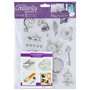 Creativity Essentials Jeu de Tampons Transparents A5 (16pcs) - Steampunk