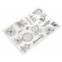 Creativity Essentials Jeu de Tampons Transparents A5 (16pcs) - Steampunk