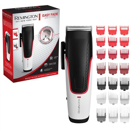 Remington Tondeuse Cheveux [Spécial Dégradé] Easy Fade(Lames en Acier Auto Affutées