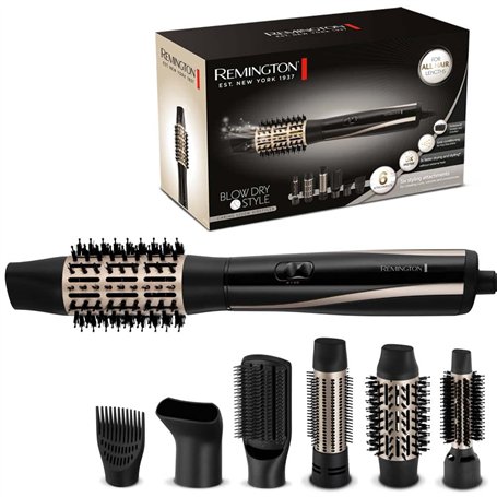 Remington Brosse pour sèche-cheveux [6 embouts de fixation