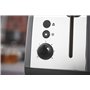 Russell Hobbs Grille pain [Pour 2 tranches] Colours Plus Inox gris (fentes extra larges, 6 niveaux de brunissage rapide, surélév