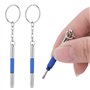 2 Pièces Tournevis à Lunettes, 3 en 1 Tournevis de réparation de poche pour Lunettes, Lunettes de Soleil, Montres, double extrém