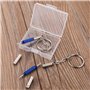 2 Pièces Tournevis à Lunettes, 3 en 1 Tournevis de réparation de poche pour Lunettes, Lunettes de Soleil, Montres, double extrém