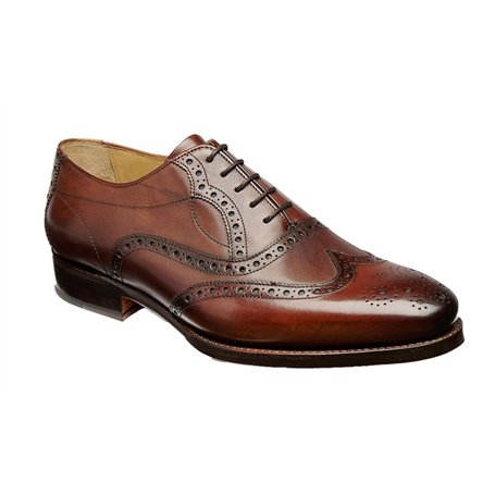 BARKER Marchwell Chaussures Oxford en cuir poli à lacets pour homme – Chaussures habillées de luxe fabriquées à la main