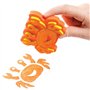 Baker Ross FE306 Tampons en mousse bord de mer - Paquet de 10, jeu pour enfants, idéal pour les projets d'art et d'artisanat pou