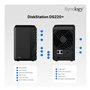 Synology DS220+ 4To NAS 2 Baies avec 2 x Disques Durs WD Red de 2To Noir