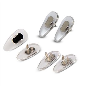 Plaquettes nasales en Silicone Souple de qualité supérieure compatibles avec RB Aviator | Remplacement Certain RB Aviator | Coul