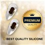 Plaquettes nasales en Silicone Souple de qualité supérieure compatibles avec RB Aviator | Remplacement Certain RB Aviator | Coul