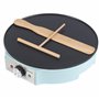 Petra Crêpière 1200W, Machine à crêpes, Plaque chauffante électrique antiadhésive de 30 cm, Température réglable,Outil à crêpes 