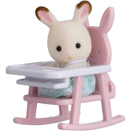 Sylvanian Families - 5197 - Valisette bébé lapin et chaise bébé