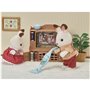 Sylvanian Families - La machine à laver et aspirateur - Set + de 3 accessoires - Plongez dans l'univers de la famille Sylvanian 