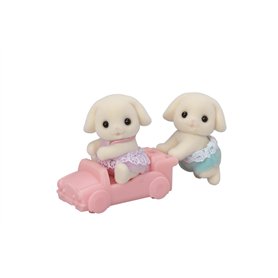 Sylvanian Families - Les Jumeaux Lapin Bélier - 5737 - Mini Poupées