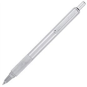 Zebra F701 Ball Pen Retractable Stainless Steel Fine Black Ref 44970