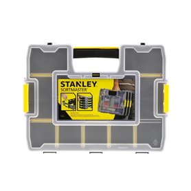 Stanley 1-97-483 Organiseur À Intercalaires mobile Sort master - Couvercle Alvéolé et Transparent pour Voir Le Contenu - Compact