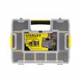 Stanley 1-97-483 Organiseur À Intercalaires mobile Sort master - Couvercle Alvéolé et Transparent pour Voir Le Contenu - Compact