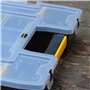 Stanley 1-97-483 Organiseur À Intercalaires mobile Sort master - Couvercle Alvéolé et Transparent pour Voir Le Contenu - Compact