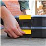 Stanley 1-97-483 Organiseur À Intercalaires mobile Sort master - Couvercle Alvéolé et Transparent pour Voir Le Contenu - Compact