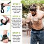 RDX Figure 8 Sangle, Sangle Musculation Gym Levage Support de Poignet Bandage Fitness Lifting Straps Entraînement Bodybuilding H
