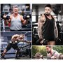 RDX Figure 8 Sangle, Sangle Musculation Gym Levage Support de Poignet Bandage Fitness Lifting Straps Entraînement Bodybuilding H