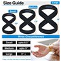 RDX Figure 8 Sangle, Sangle Musculation Gym Levage Support de Poignet Bandage Fitness Lifting Straps Entraînement Bodybuilding H
