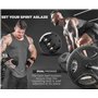 RDX Ceinture de Musculation, 4” 6” Cowhide Cuir D'haltérophilie Belt, 10 Trous Réglables, Support Dos Lombaire Ceinture de Levag